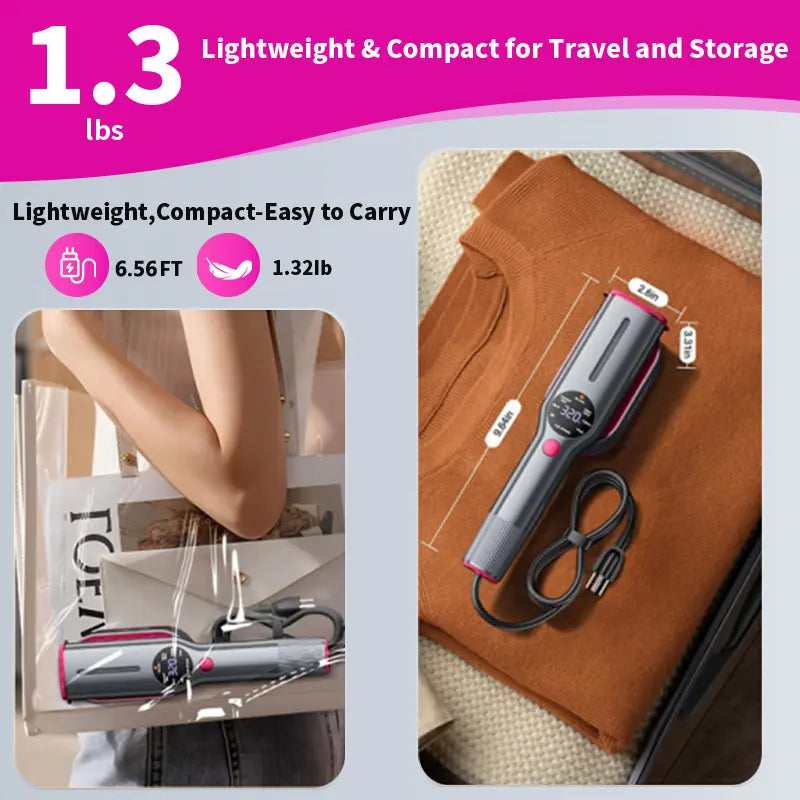 Dr.Flash Garment Steamer for Clothes, Portable Travel Clothing Steamer Iron, 7 Mode with LED Display, 15S Fast Heating, 90° Swivel Handle, New Year Gift Tiktokshopbacktoschool